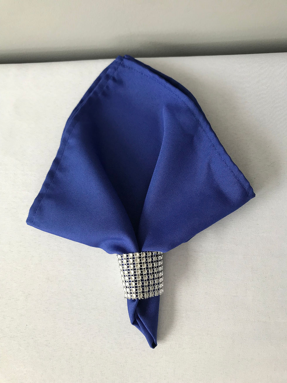 Thumbnail: Blue Poly Napkins (Royal/Navy Blue)