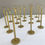 Thumbnail: Tall Gold Table Number Holder Set