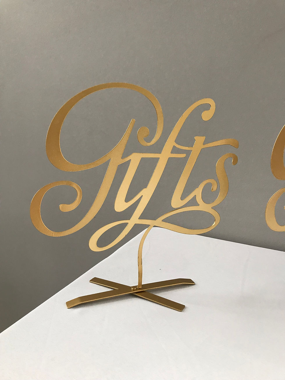 Thumbnail: Gold Metal Sign Set