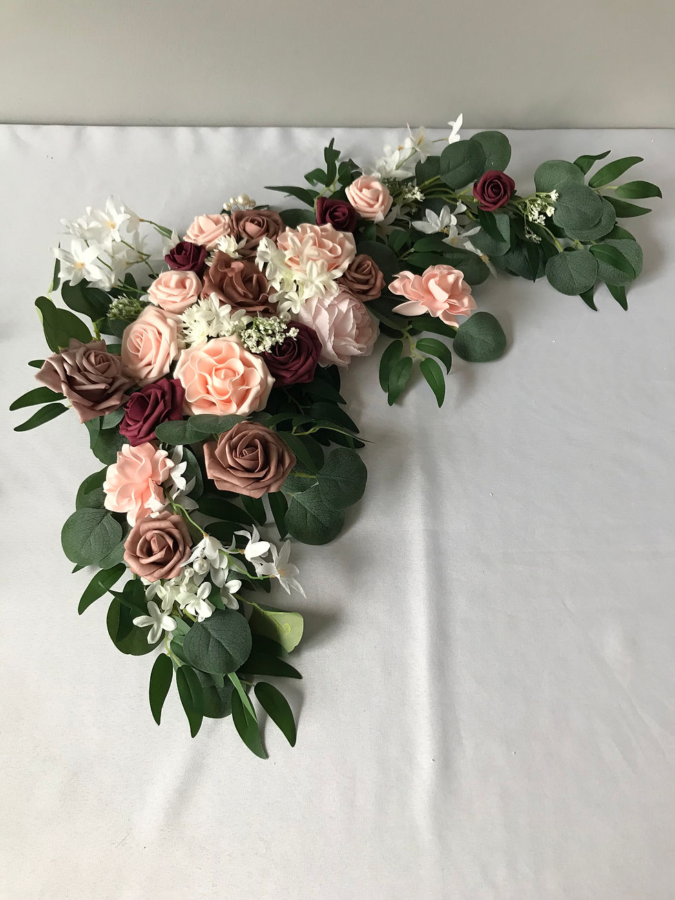 Thumbnail: Arch & Head Table Floral and Drapes Set