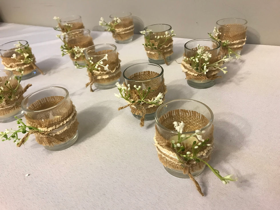 Thumbnail: Burlap Votives