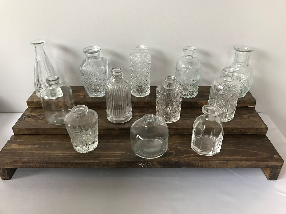 Thumbnail: Textured Bud Vases Set