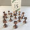 Thumbnail: Bronze Table Number Holder Clip Set