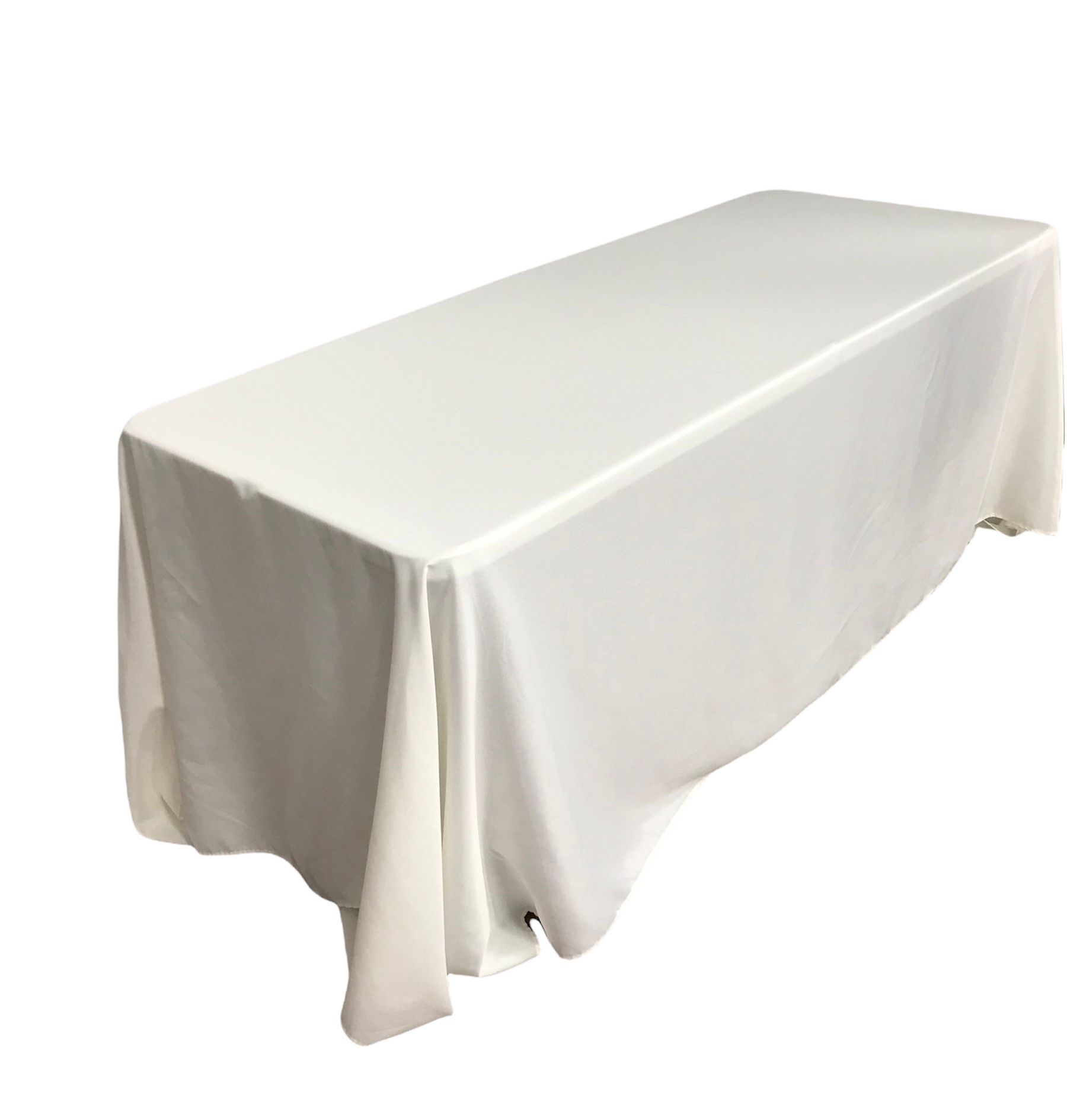 Ivory Poly Rectangle  (90x156)