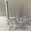 Thumbnail: Small Glass Candle Holders (set of 6)