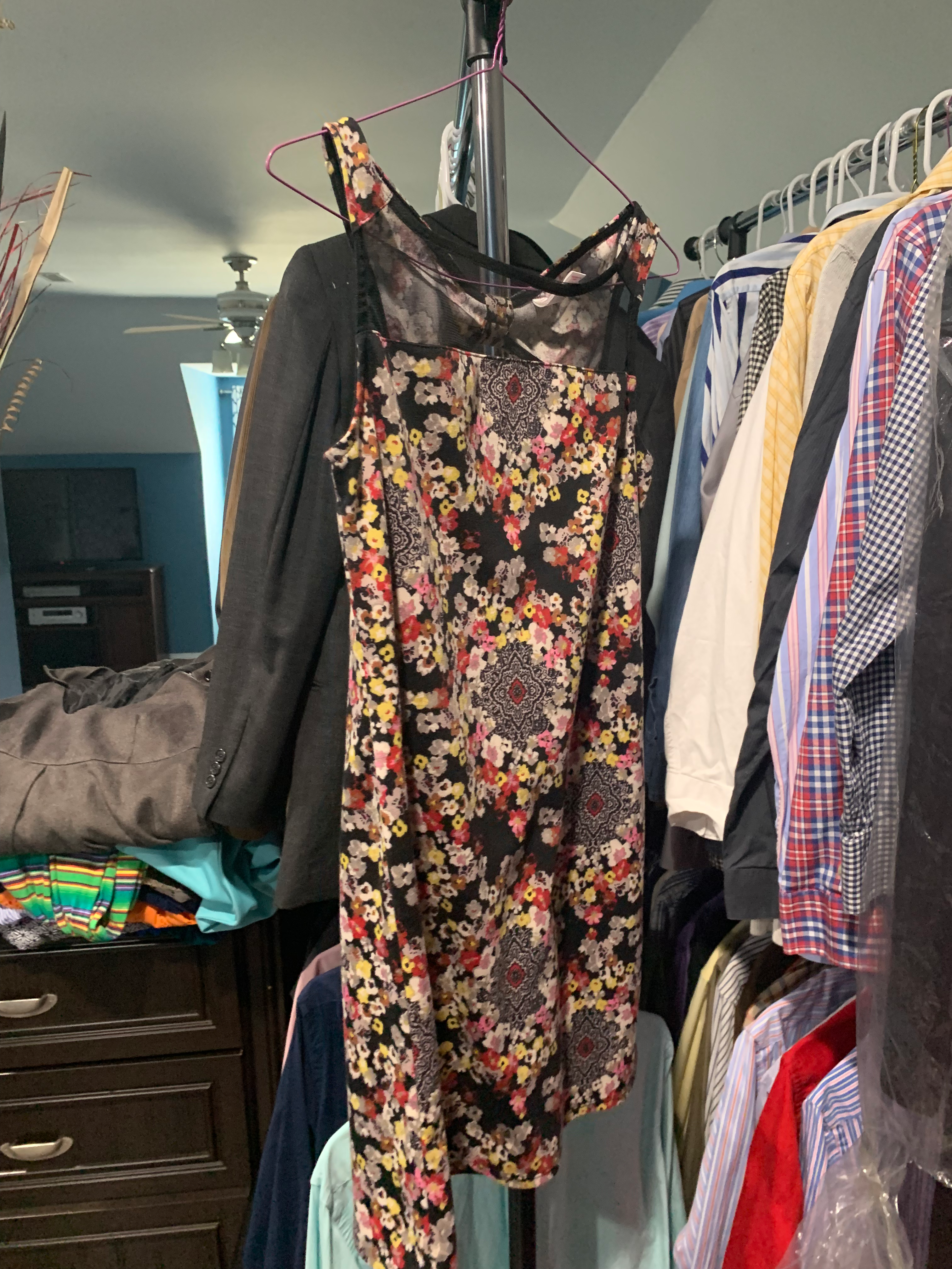 Xhiliration floral dress