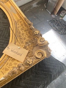 broken and damaged picture frame corner