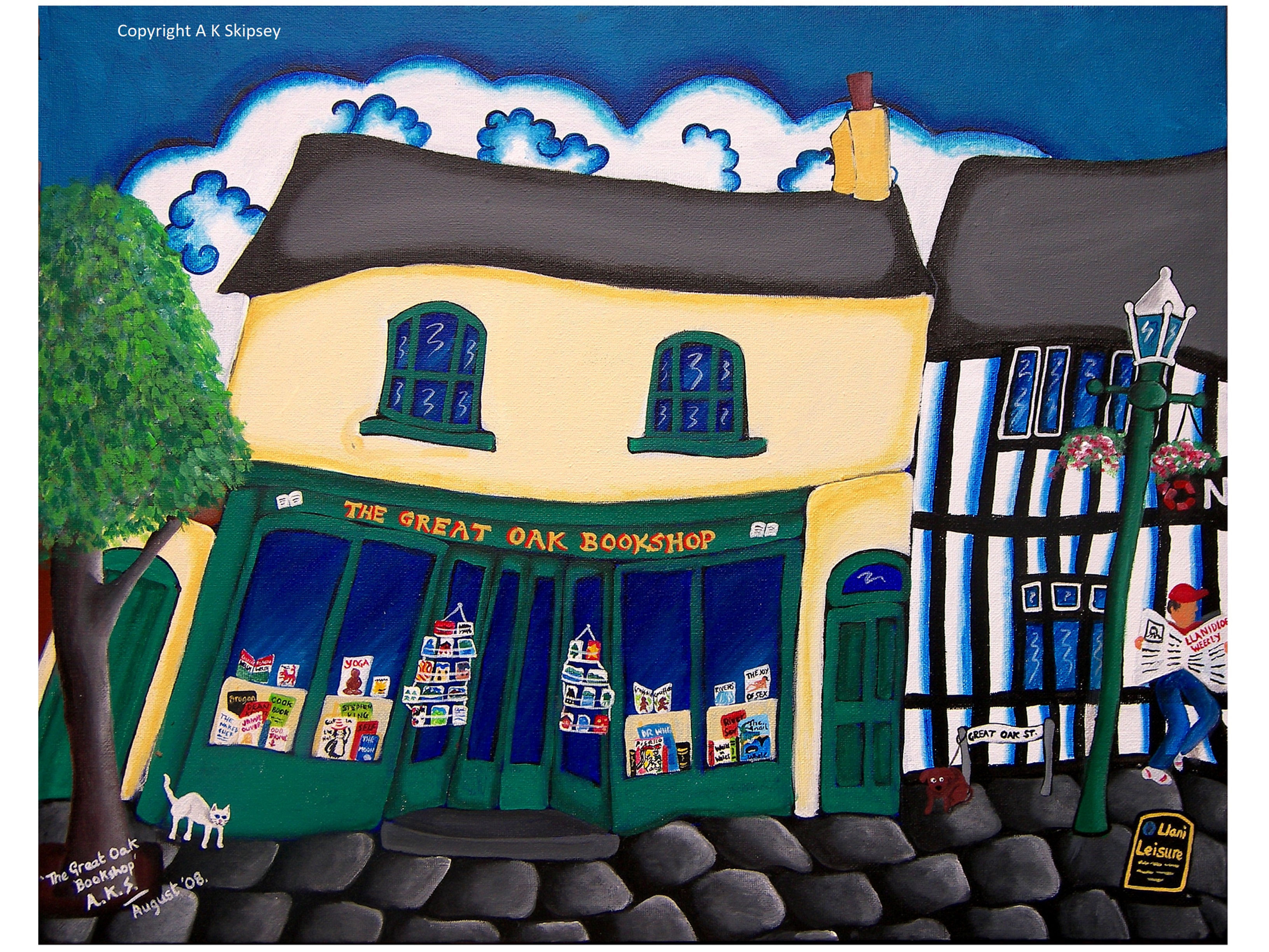 'The Great Oak Bookshop' Llanidloes