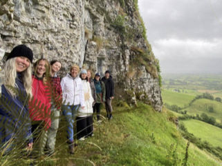 women in forest in ireland