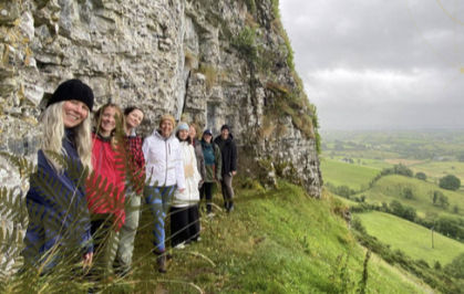 women in forest in ireland