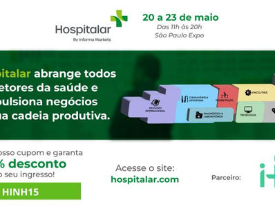 O InovaHC estará na Feira Hospitalar 2025 com dois painéis voltados à inovação na saúde: