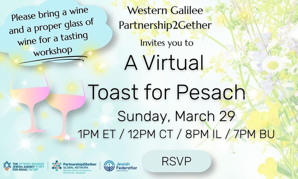 A Virtual Toast for Pesach