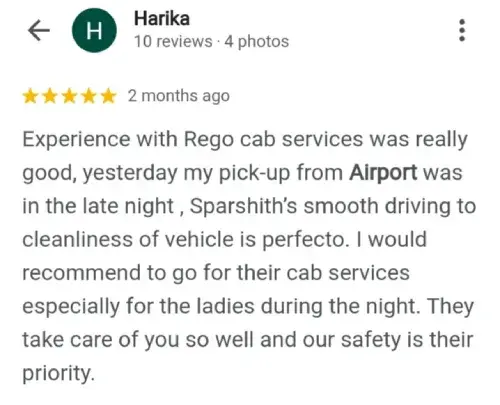 our airport transfers