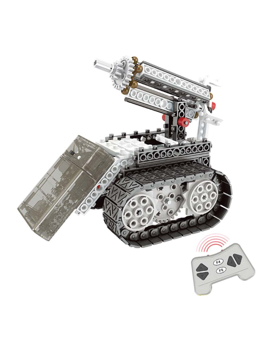 Miniatura: Robot Bloques para Armar 4 en 1 Rocket Car / Lunar Rover / Robot
