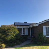 Solar system installed by a licensed electrician