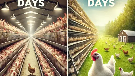 Growth speed in Chickens