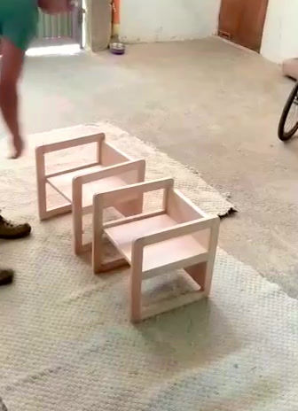 Thumbnail: Montessori Weaning Table Chair Set - Solid Wood