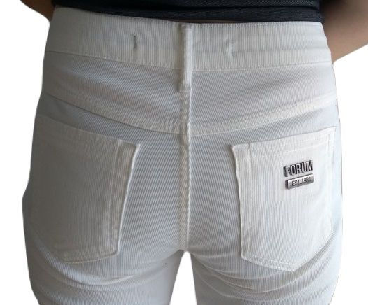 Miniatura: Calça Forum Sarja Fendas Feminina