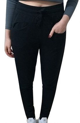 Miniatura: Calça de Moletom Rainha Feminina Preta