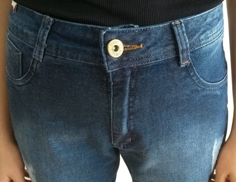Miniatura: Calça Jeans Biotipo Skinny Rasgada