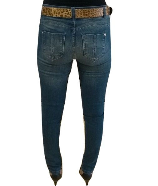 Miniatura: Calça Jeans Biotipo Skinny Cinto Onça