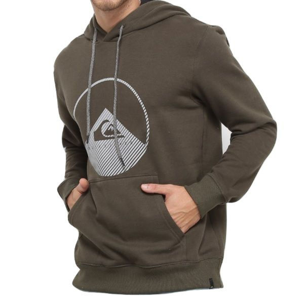Moletom Quiksilver Logo Masculino C/ Capuz