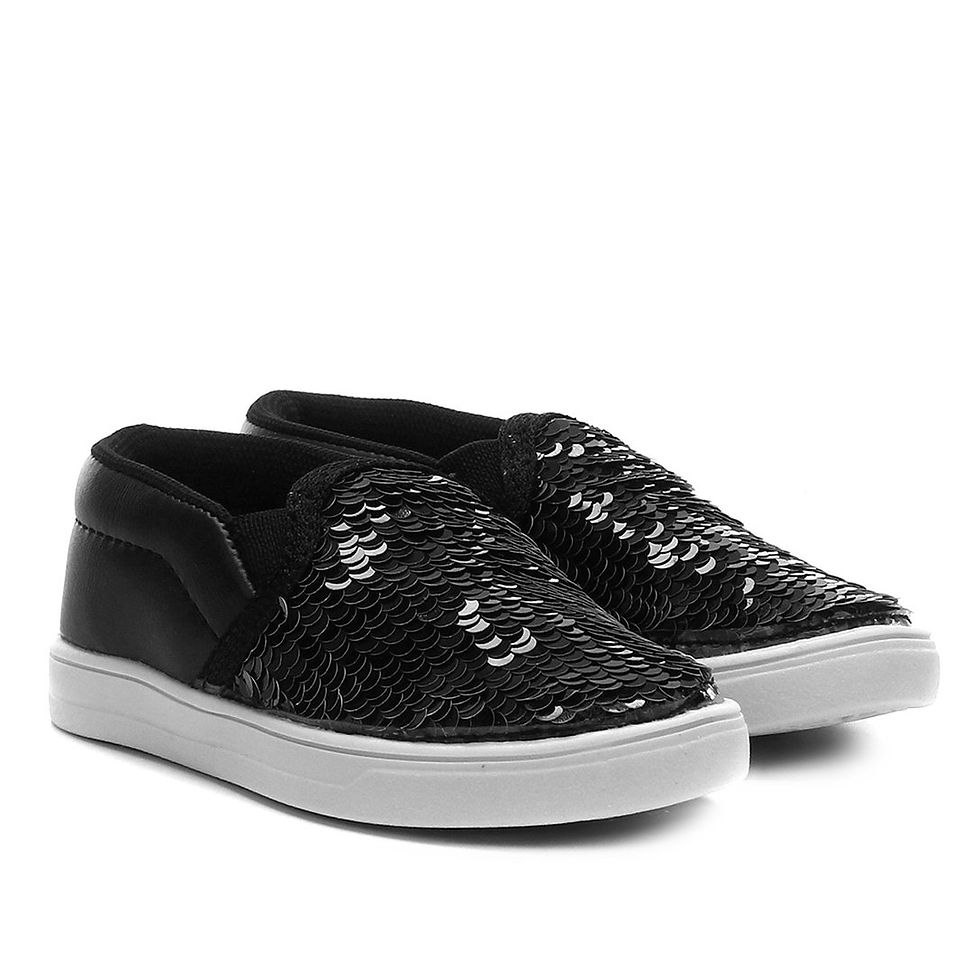 Miniatura: Slip On Infantil Paetê Feminino
