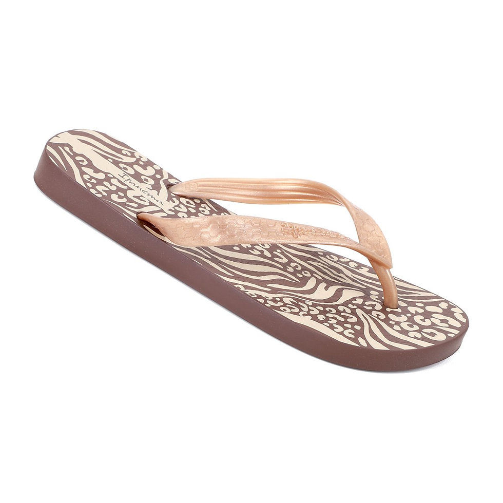 Miniatura: Chinelo Ipanema Onça Animal Print Feminino