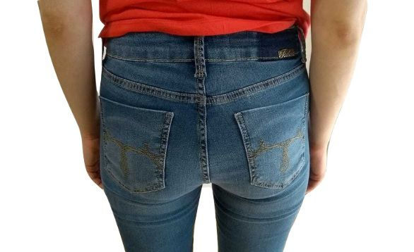 Miniatura: Calça Jeans Triton Skinny Recorte Barra Feminina