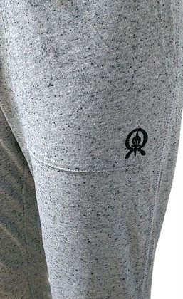 Miniatura: Calça de Moletom Rainha Feminina Cinza 3/4