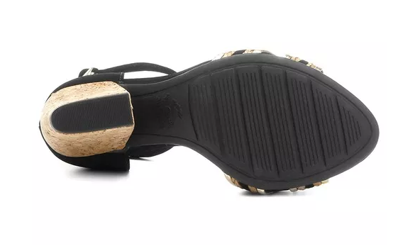 Miniatura: Sandália Crysalis Salto Grosso