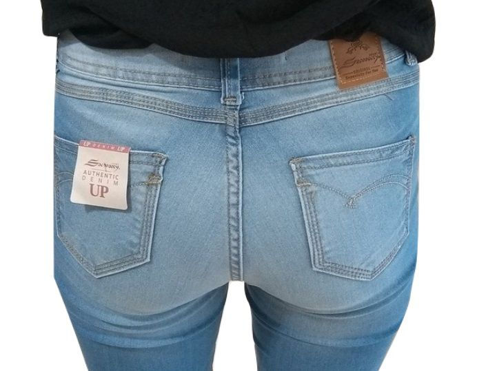 Miniatura: Calça Jeans Sawary Skinny Clara Barra Assimétrica