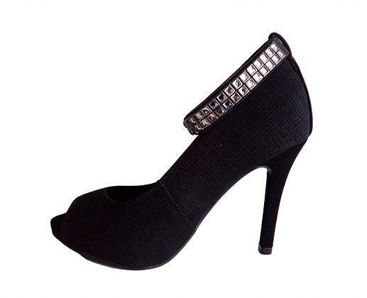 Miniatura: Sapato Peep Toe Crysalis Tornozeleira