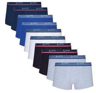 Miniatura: Kit Cuecas Lupo c/ 10 unidades Boxer Conforto Cores Sortidas