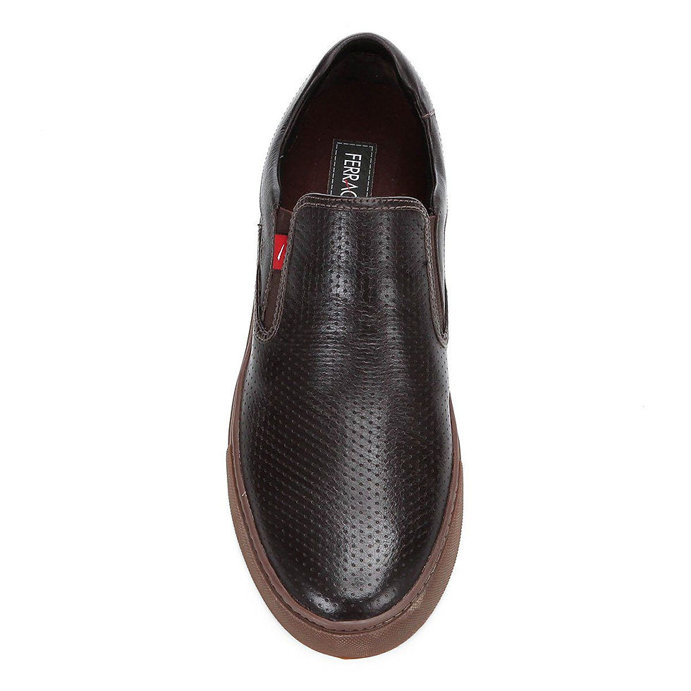 Miniatura: Tênis Ferracini Couro Slip On