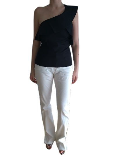 Miniatura: Calça Forum Sarja Fendas Feminina