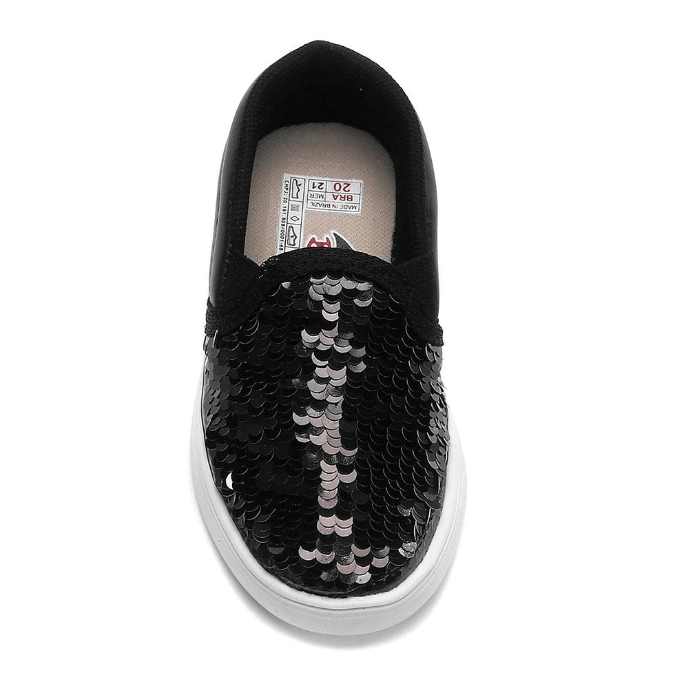 Miniatura: Slip On Infantil Paetê Feminino