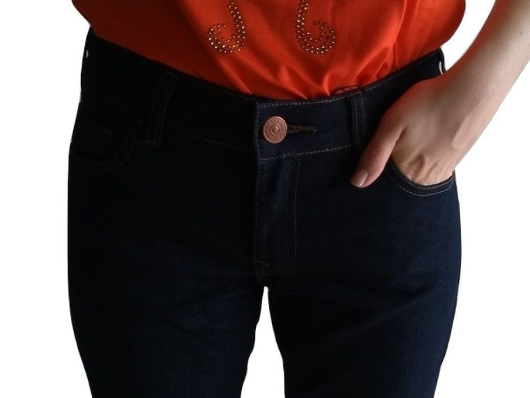 Miniatura: Calça Jeans M. Officer Super Skinny Lavagem Escura Feminina