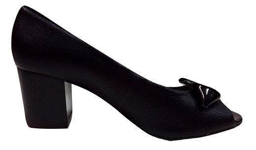 Miniatura: Peep Toe Loucos & Santos Couro