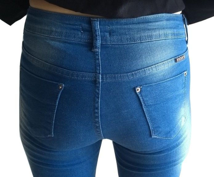 Miniatura: Calça Jeans Iódice Skinny Estonada Feminina
