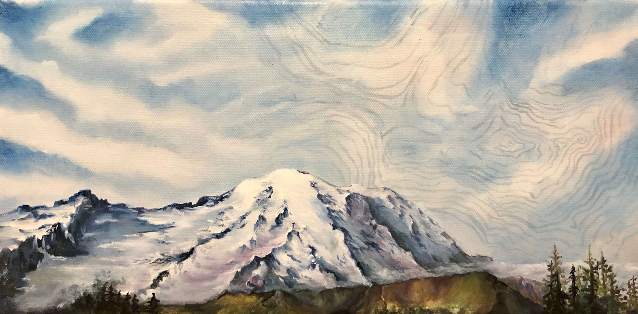 North by Northeast 10x5 Print