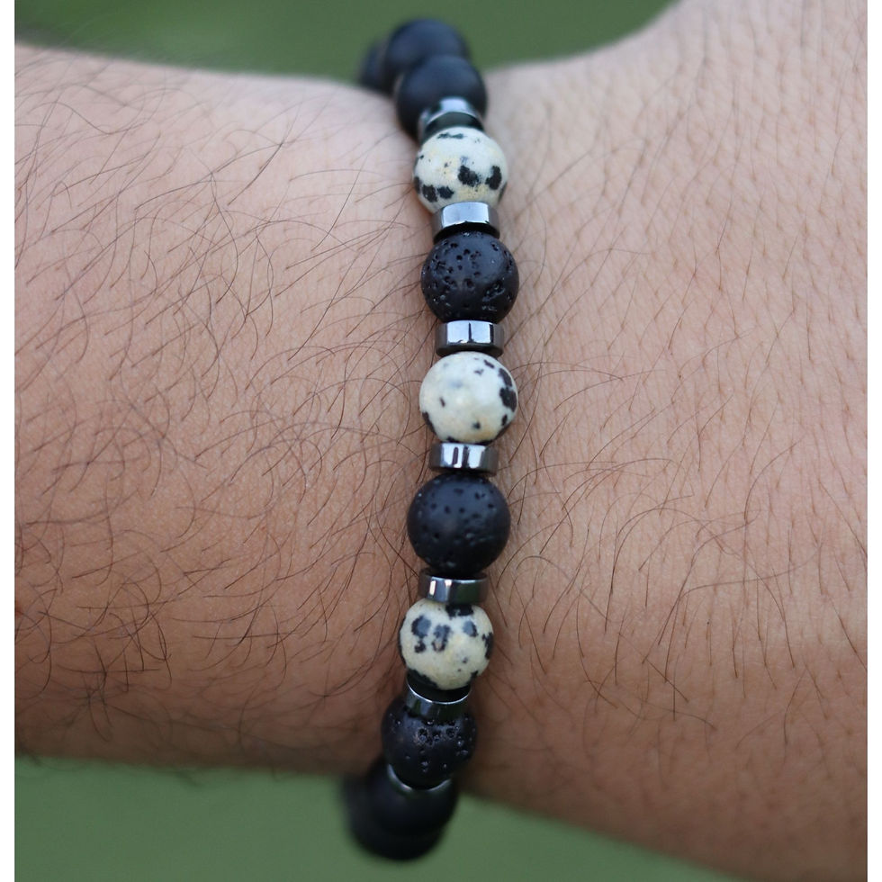 Thumbnail: Dalmatian Jasper, Hematite and Lava 3