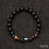 Thumbnail: Personalized Beaded , Tiger Eye and Lava , Hematite Men Bracelet 4