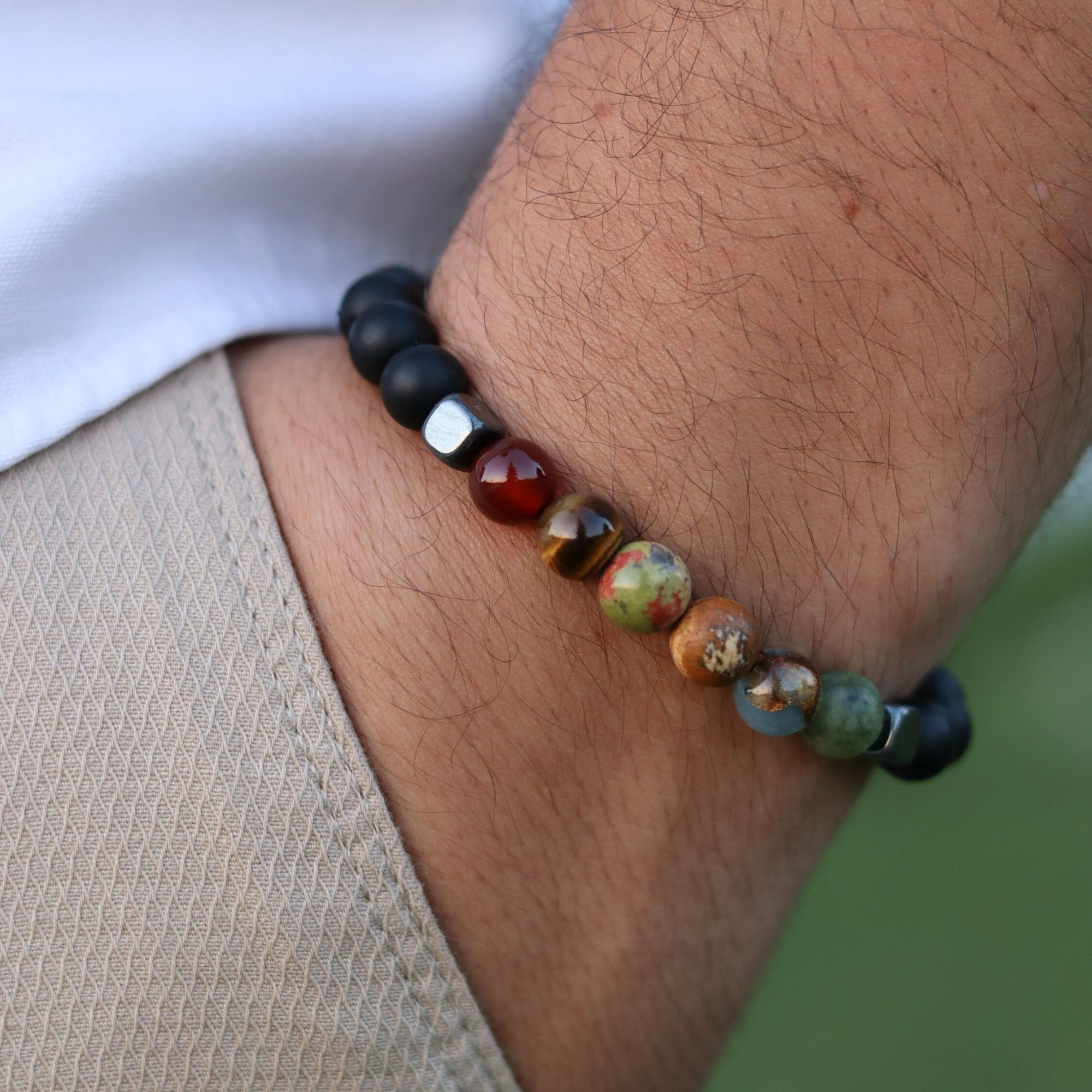 Chakra Natural Stone Mixed Bracelet