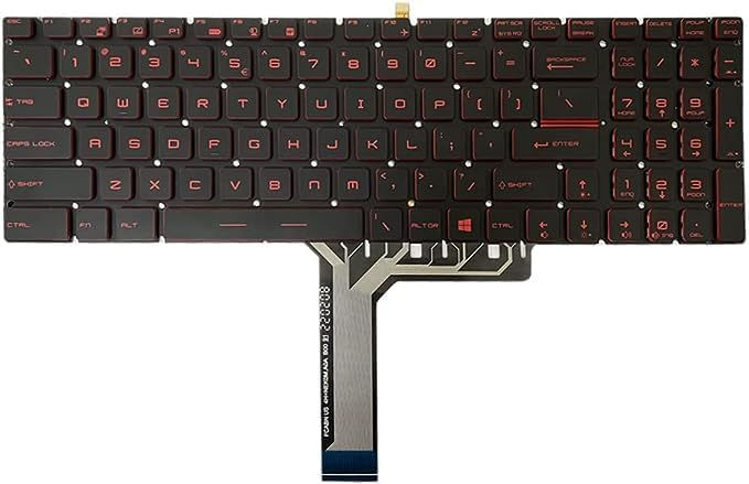 MS GS60 GT72 GT73VR GS63VR GL62 GE62 GT62 WS60 MS-16JB 9Z.NCXBN.11D Keyboard