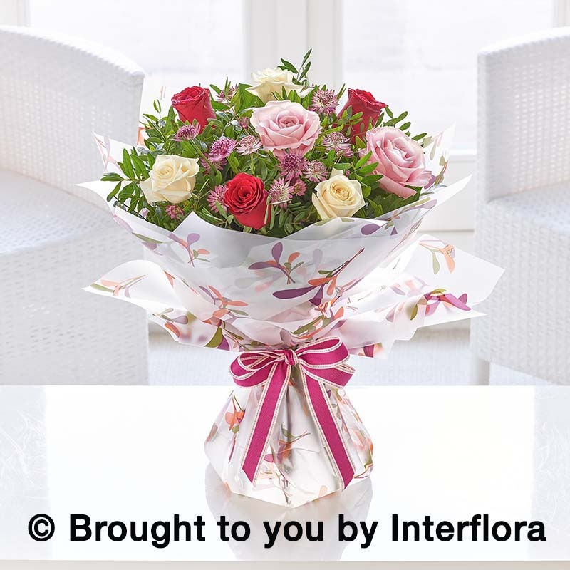 Autumn Rose Hand Tied