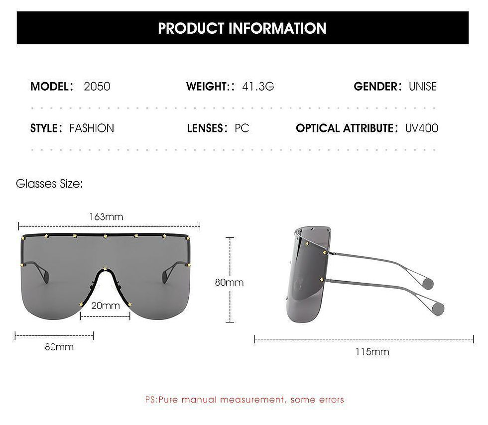 Thumbnail: Elaiza Oversized Sunglasses - Brown Gradient