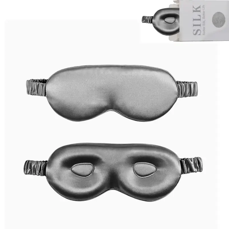 Thumbnail: 3D Contoured Mulberry Silk Sleep Mask with Zero Pressure Blackout