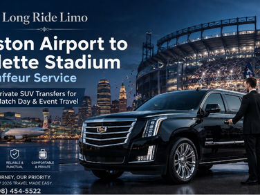 Chauffeur Service from Boston Airport to Gillette Stadium | FIFA World Cup 2026 Transportation