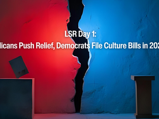 LSR Day 1: Republicans Push Relief, Democrats File Culture Bills in 2026 LSRs